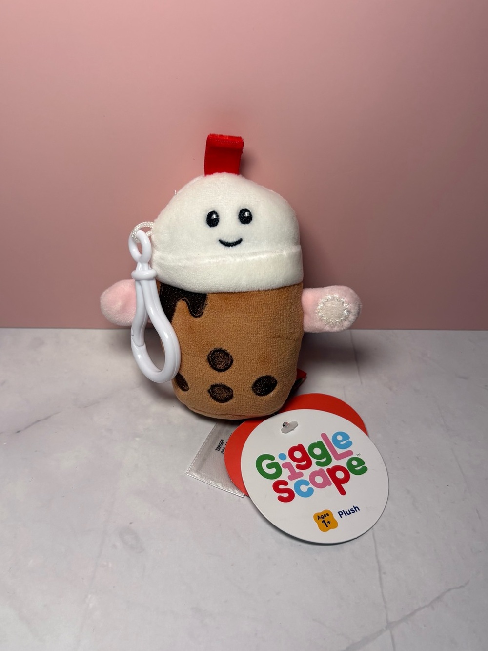 🧋 Giggle Scape Plush Bubble Tea Keychain Bag Charm